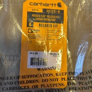 Carhartt Rugged Flex Relaxed fit Canvas Work Pant